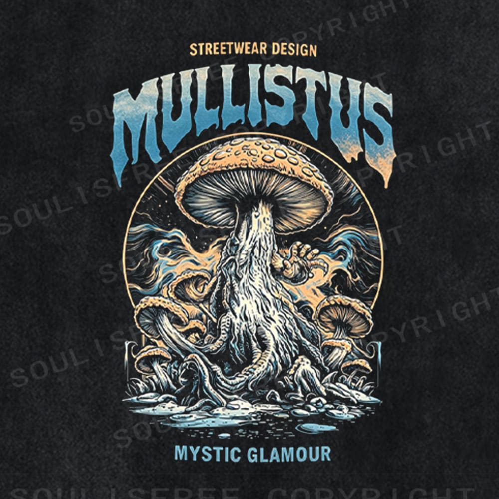 Soulisfree Mystic Mushroom Vintage Washed Tee