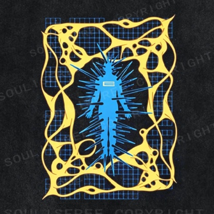 Soulisfree Virtual Reality Glitch Philosophy Washed Tee
