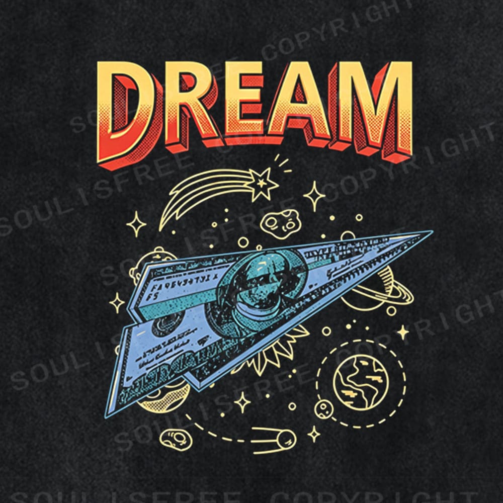 Soulisfree American Dream Rocket Vintage Washed Tee