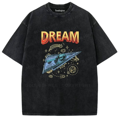 Soulisfree American Dream Rocket Vintage Washed Tee