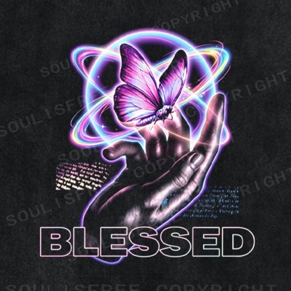 Soulisfree Genesis Butterfly Vintage Washed Tee