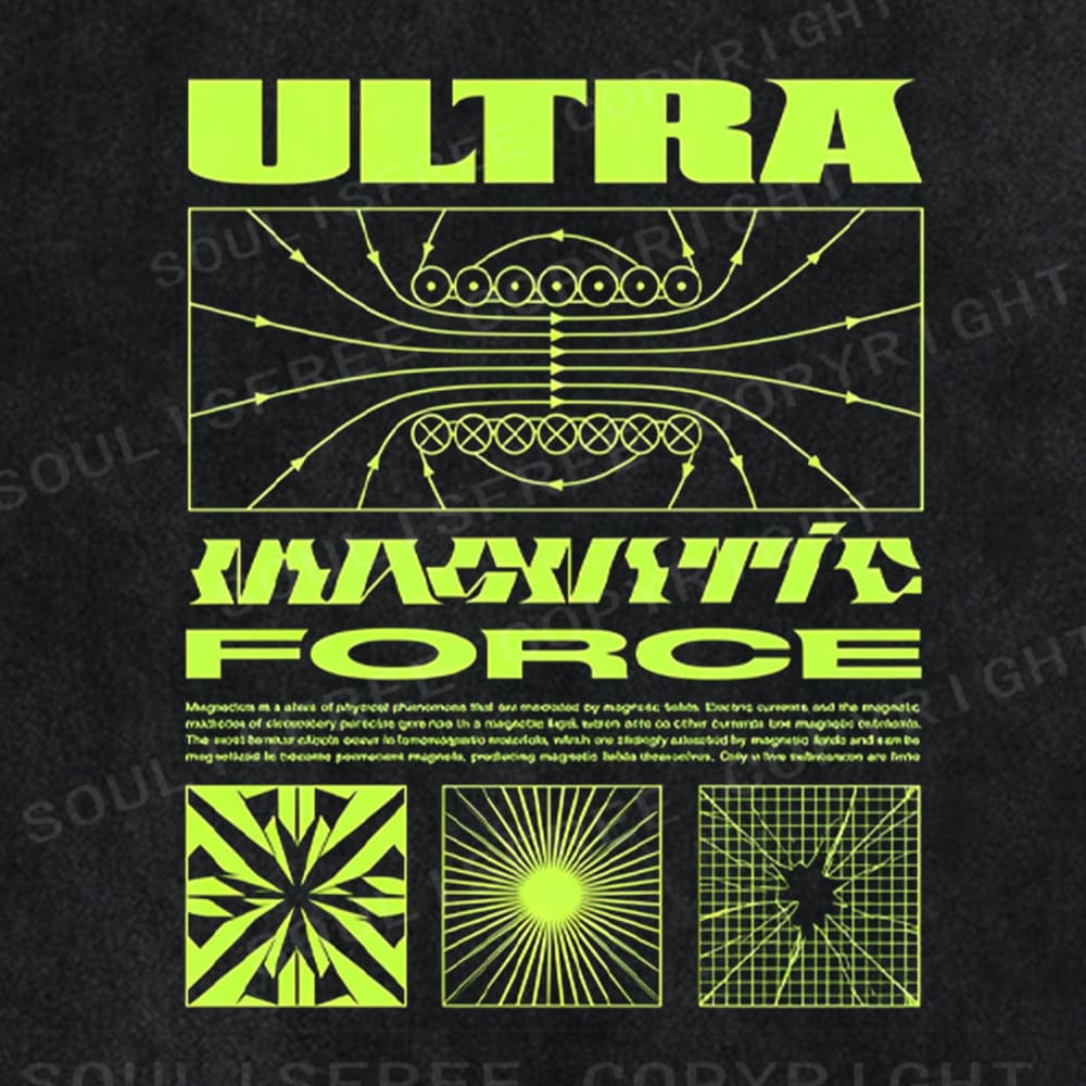 Soulisfree Ultra Magnetic Force Acid Washed Tee