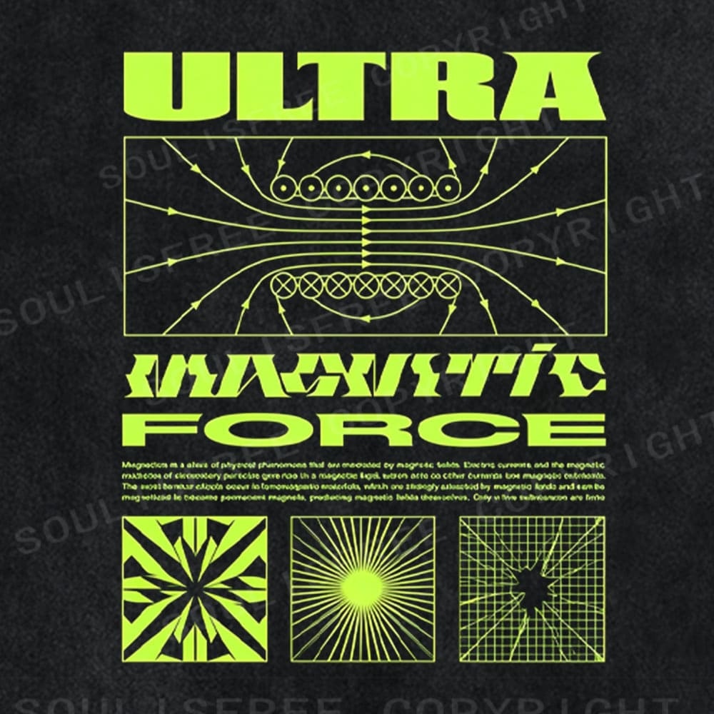 Soulisfree Ultra Magnetic Force Acid Washed Tee
