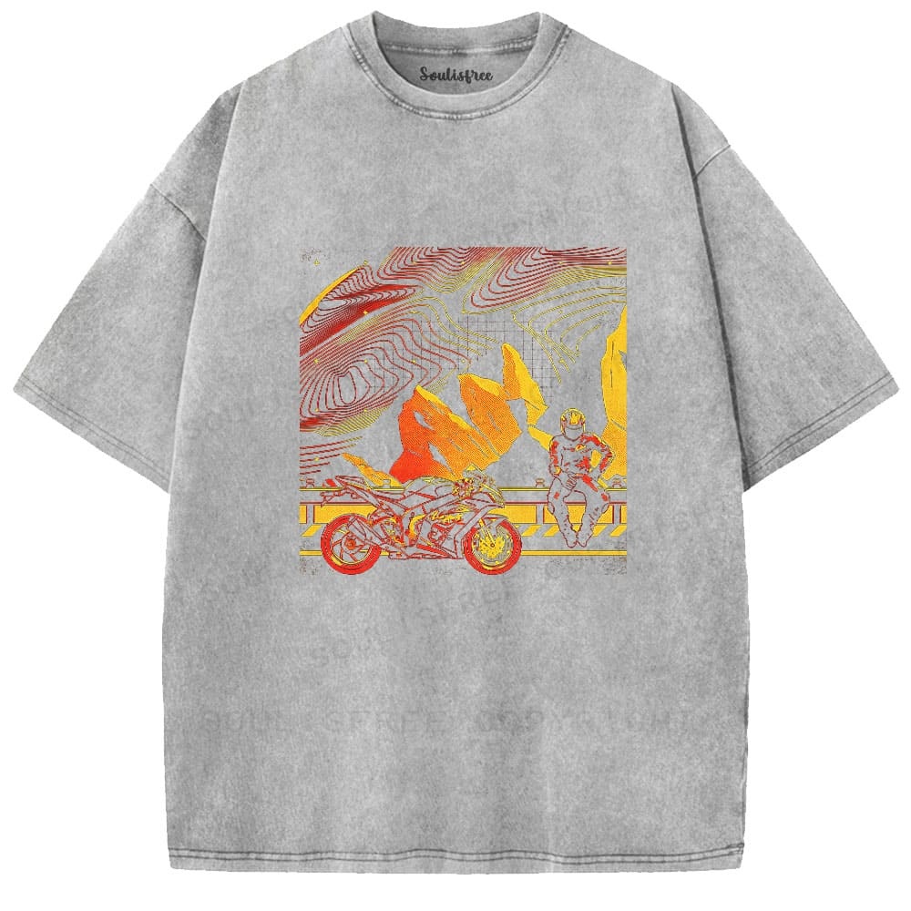 Designed Soulisfree  Washed Tee（水洗T模板） | Soulisfree
