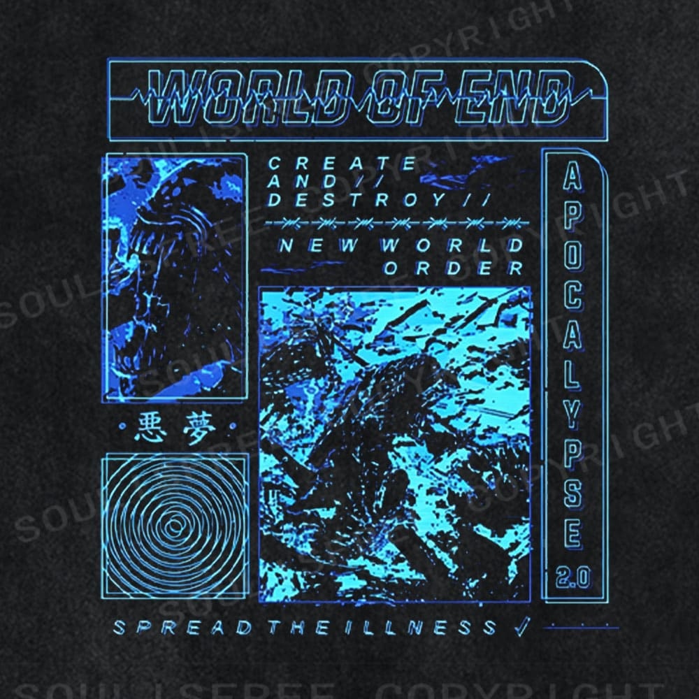 Soulistree The New World Order Washed Tee