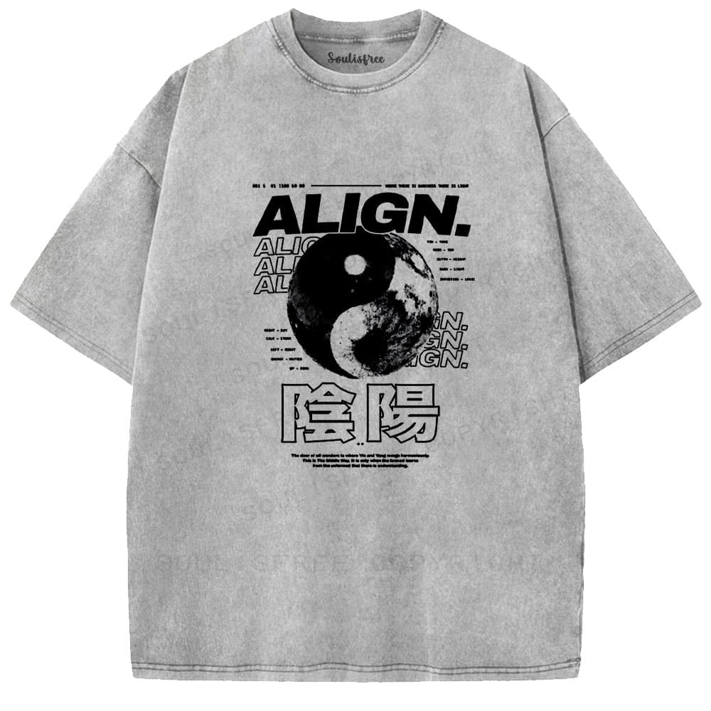 Soulistree The Tao of Alignment Washed Tee