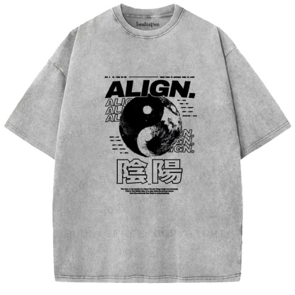 Soulistree The Tao of Alignment Washed Tee