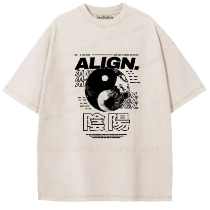 Soulistree The Tao of Alignment Washed Tee