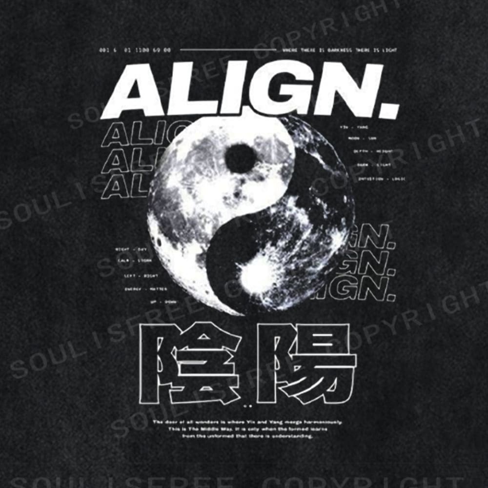 Soulistree The Tao of Alignment Washed Tee