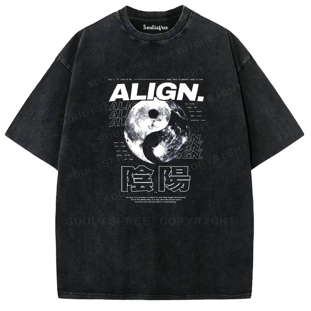 Soulistree The Tao of Alignment Washed Tee