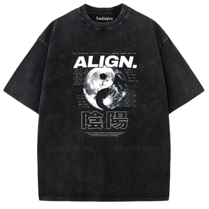 Soulistree The Tao of Alignment Washed Tee