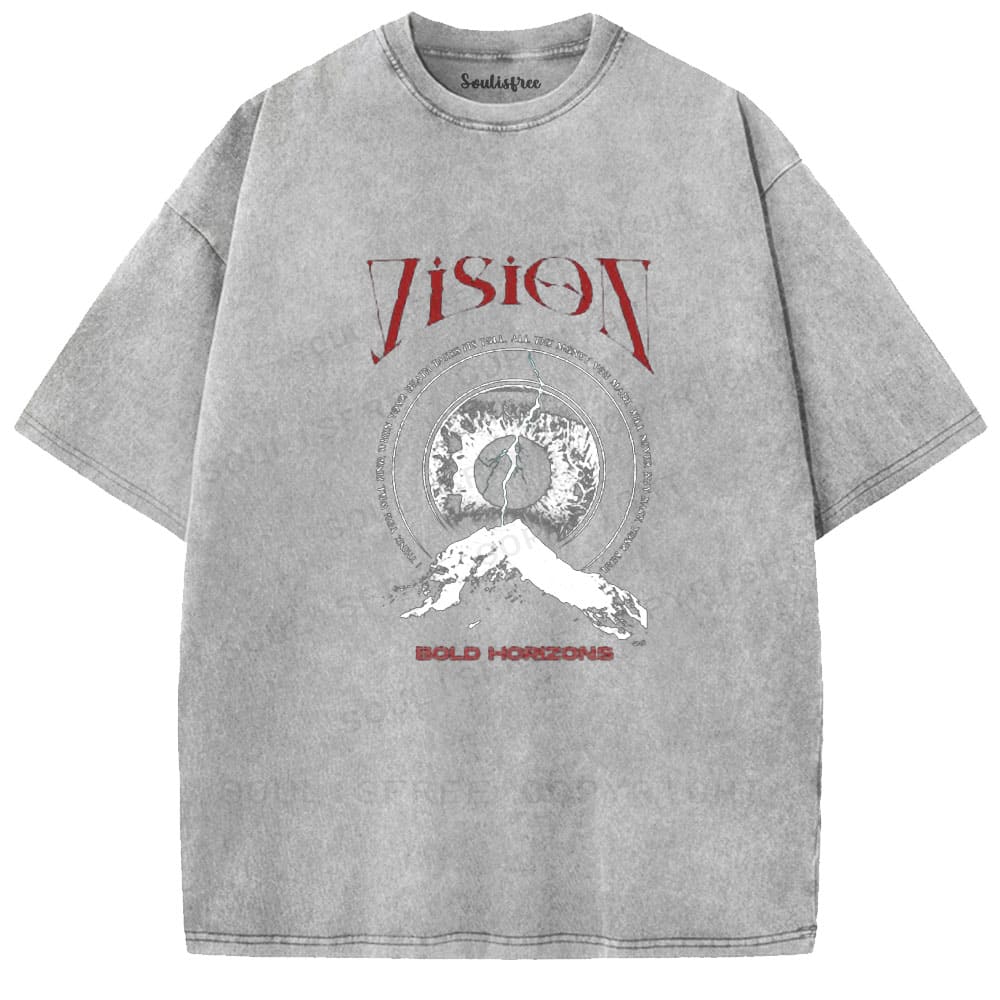 Soulistree Vision Eye Mountain Washed Tee