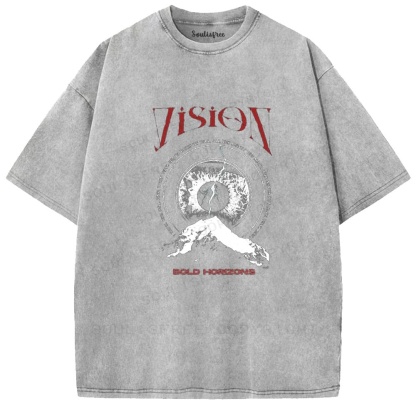 Soulistree Vision Eye Mountain Washed Tee