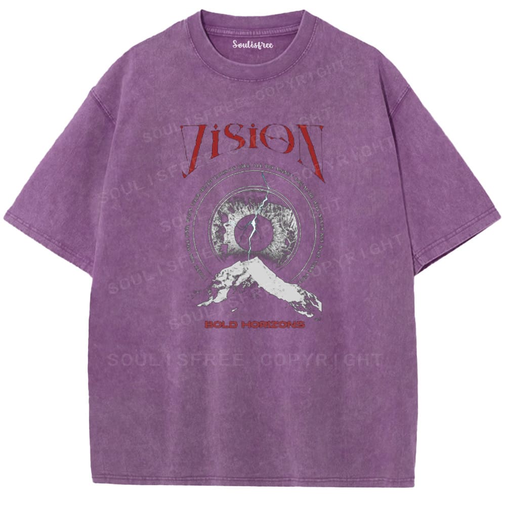 Soulistree Vision Eye Mountain Washed Tee