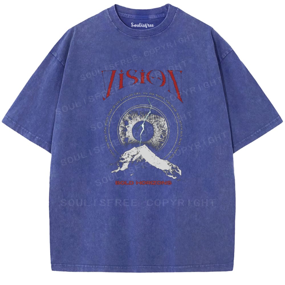 Soulistree Vision Eye Mountain Washed Tee