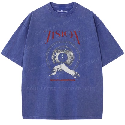Soulistree Vision Eye Mountain Washed Tee