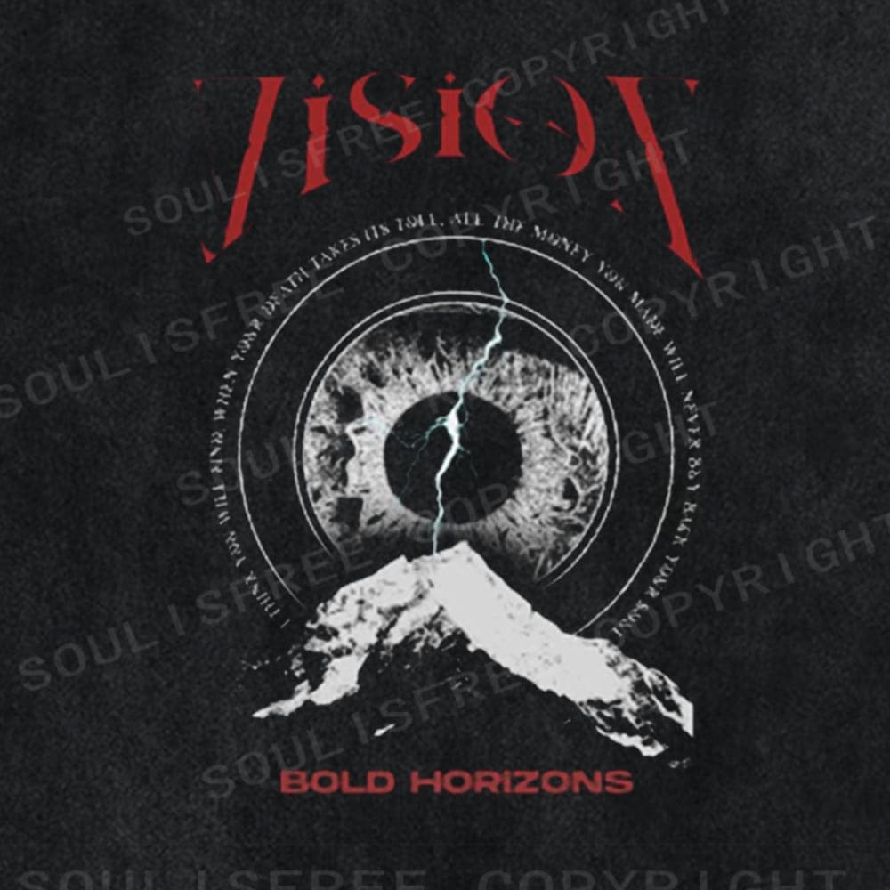 Soulistree Vision Eye Mountain Washed Tee