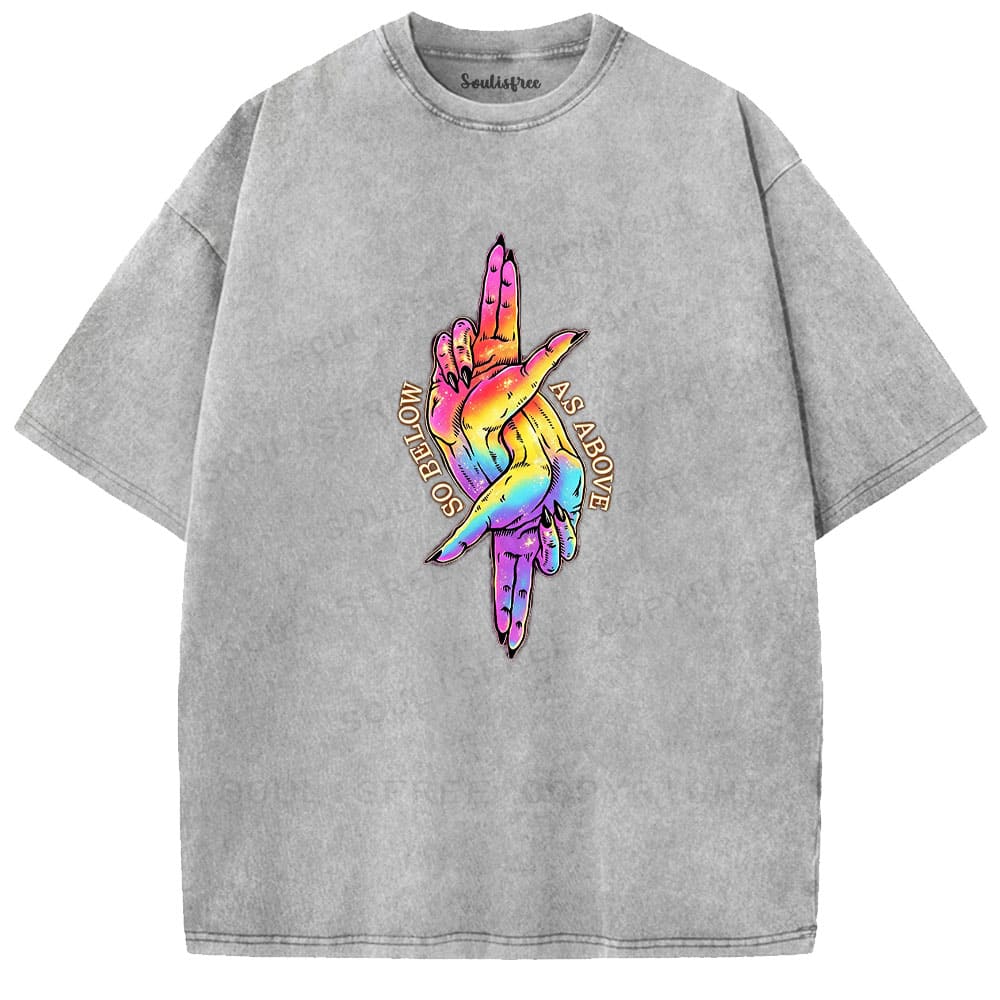 Soulistree As Above So Below Hands Washed Tee