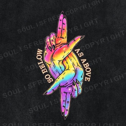 Soulistree As Above So Below Hands Washed Tee