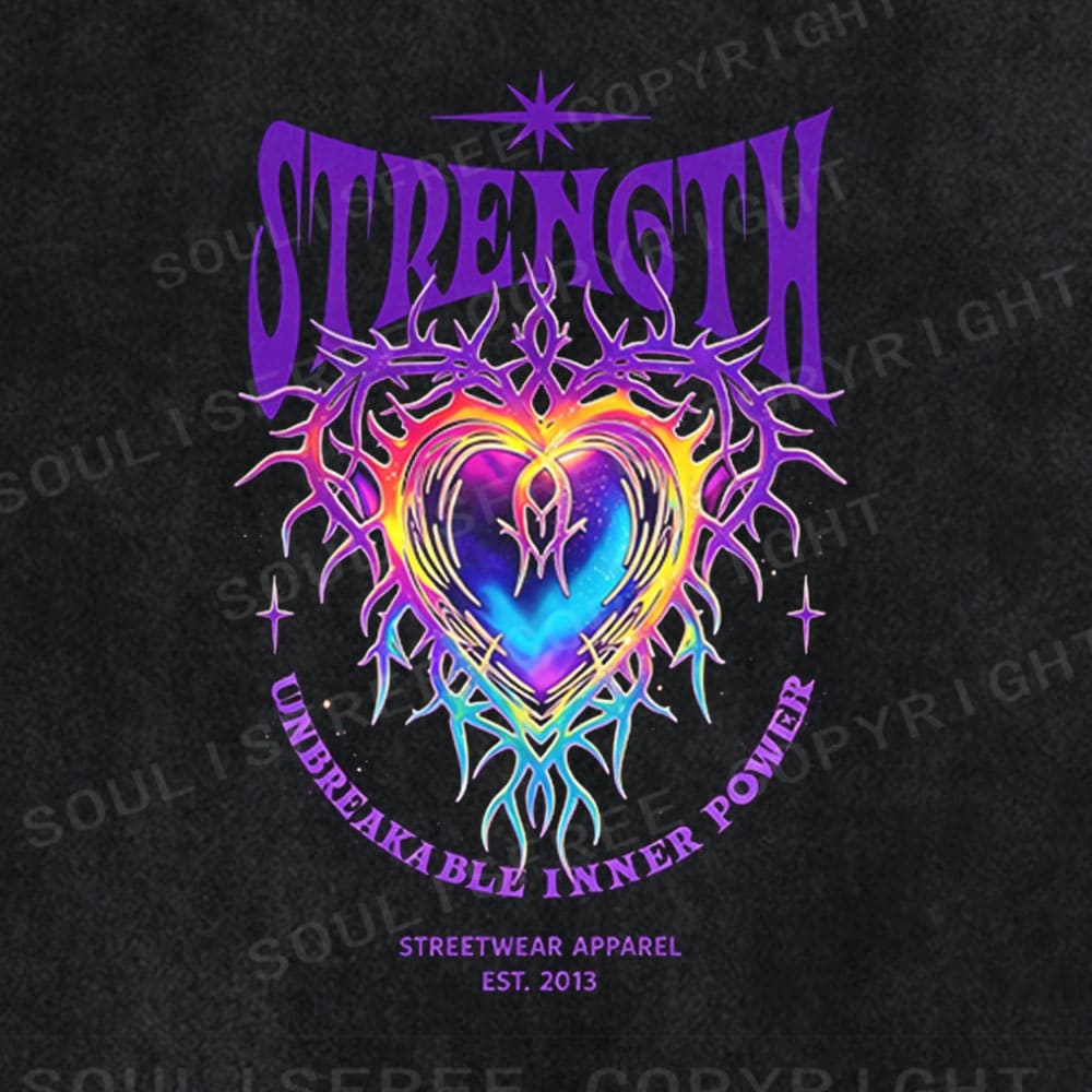Soulistree Unbreakable Heart Washed Tee