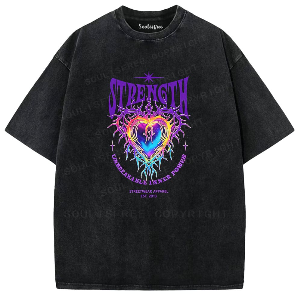 Soulistree Unbreakable Heart Washed Tee