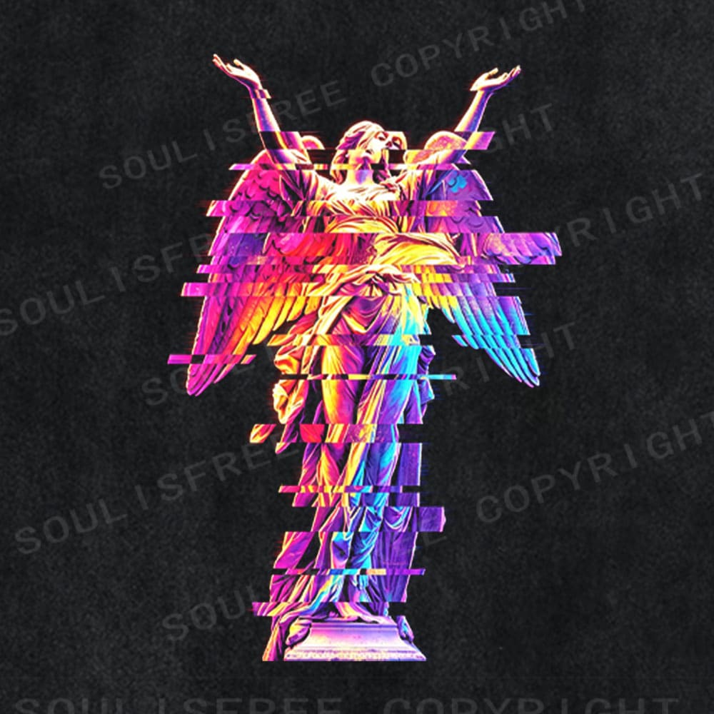 Soulistree When Classical Meets Cyber Washed Tee