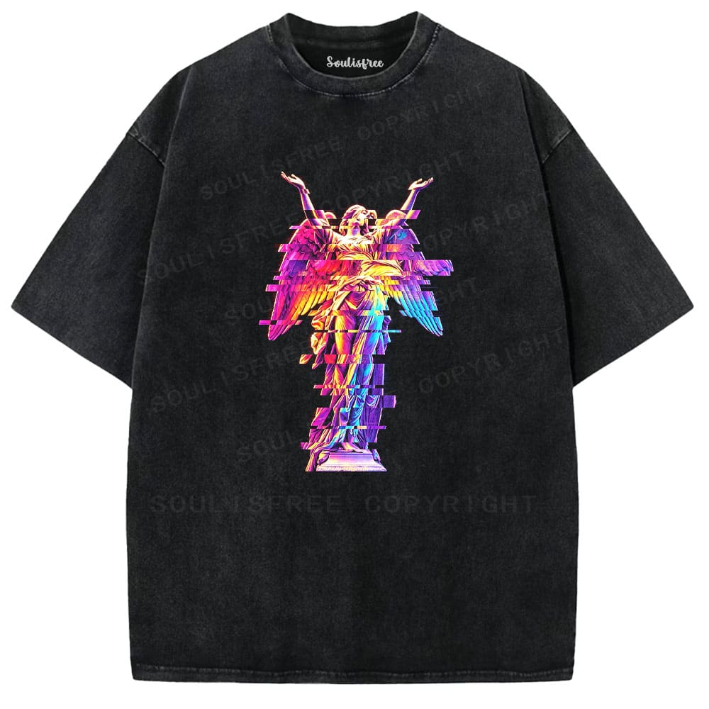 Soulistree When Classical Meets Cyber Washed Tee