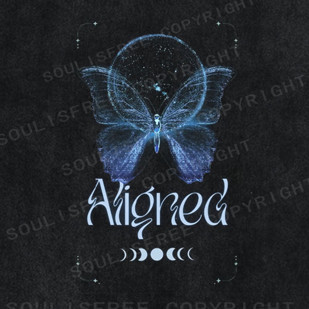 Soulisfree The Celestial Wing Washed Tee