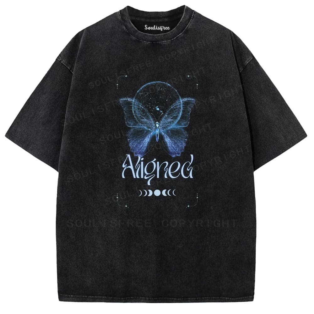 Soulisfree The Celestial Wing Washed Tee