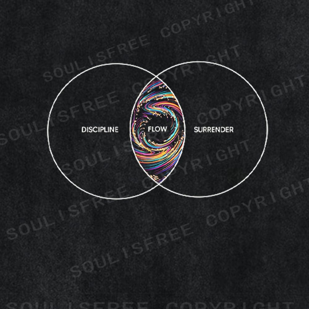Soulisfree Discipline Flow Surrender Washed Tee