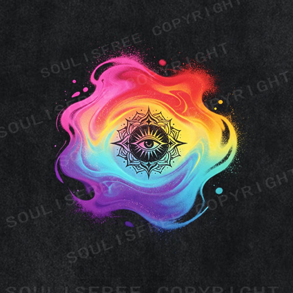 Soulisfree The Cosmic Gaze Washed Tee