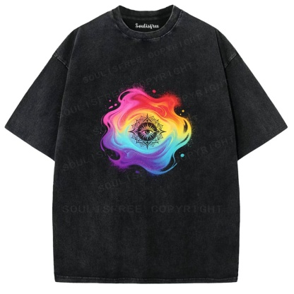 Soulisfree The Cosmic Gaze Washed Tee