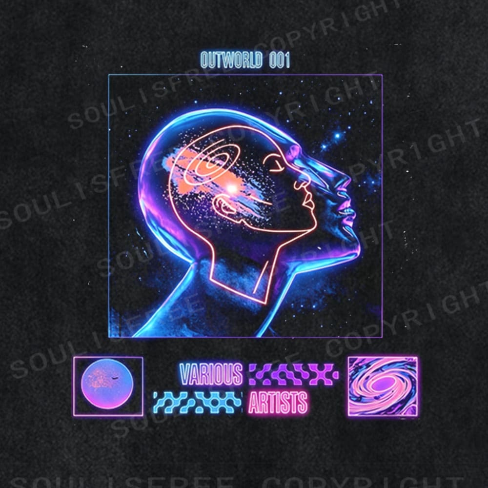 Soulisfree The Mind As Cosmos Washed Tee