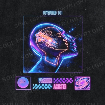 Soulisfree The Mind As Cosmos Washed Tee