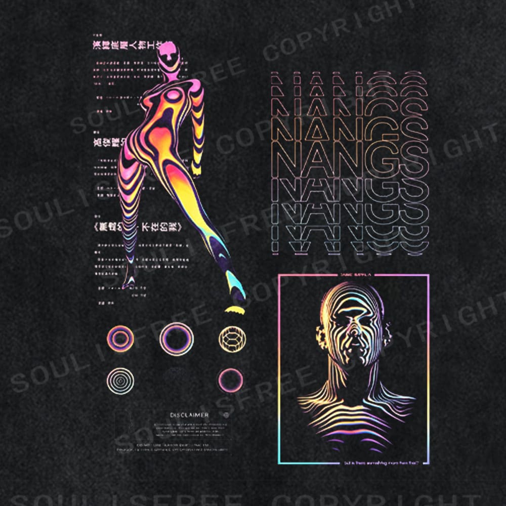 Soulisfree Digital Human Archive Washed Tee