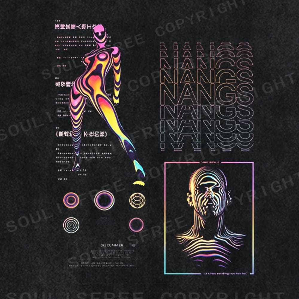 Soulisfree Digital Human Archive Washed Tee