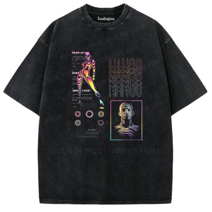 Soulisfree Digital Human Archive Washed Tee