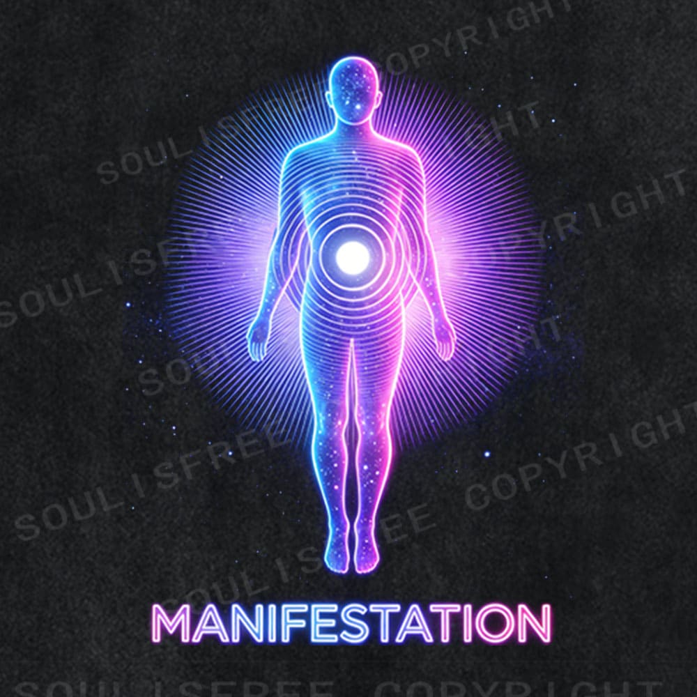Soulisfree Manifestation Energy Washed Tee