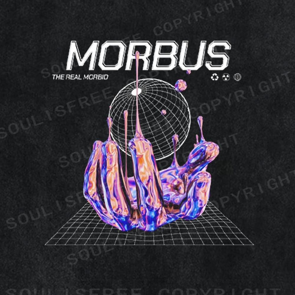 Soulisfree Morbus Liquid Metal Washed Tee