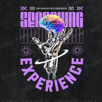 Soulisfree Liquid Metal Brain Washed Tee