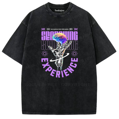 Soulisfree Liquid Metal Brain Washed Tee