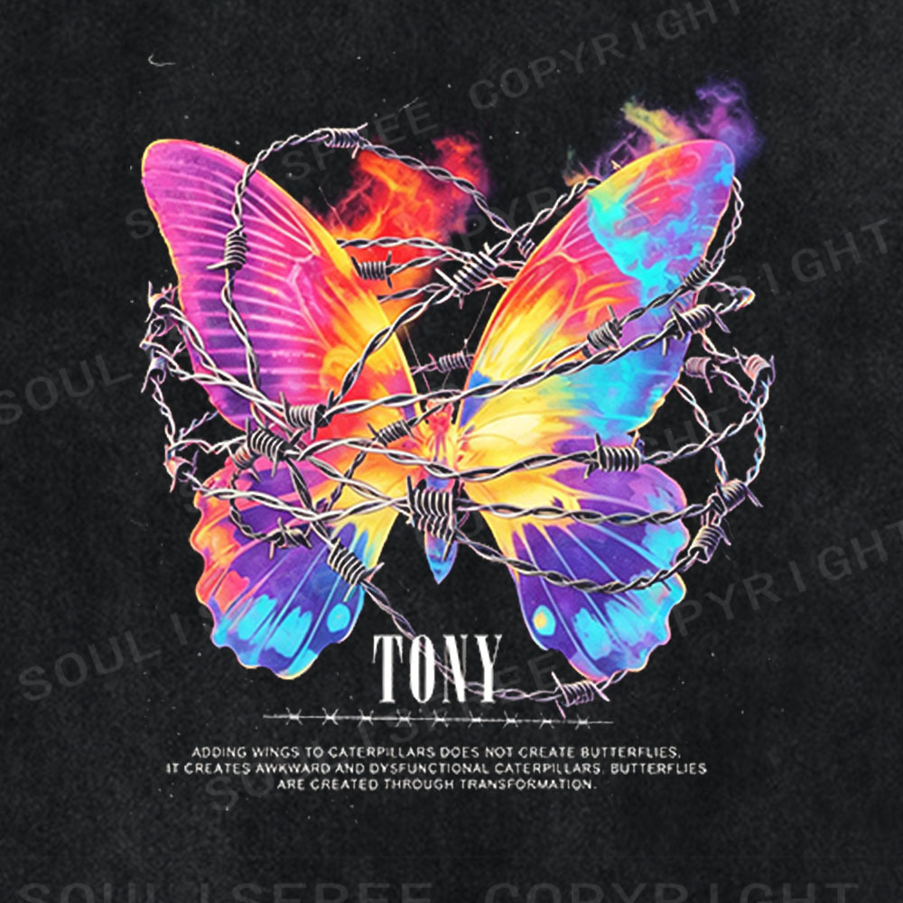 Soulisfree The Transformation Paradox Washed Tee