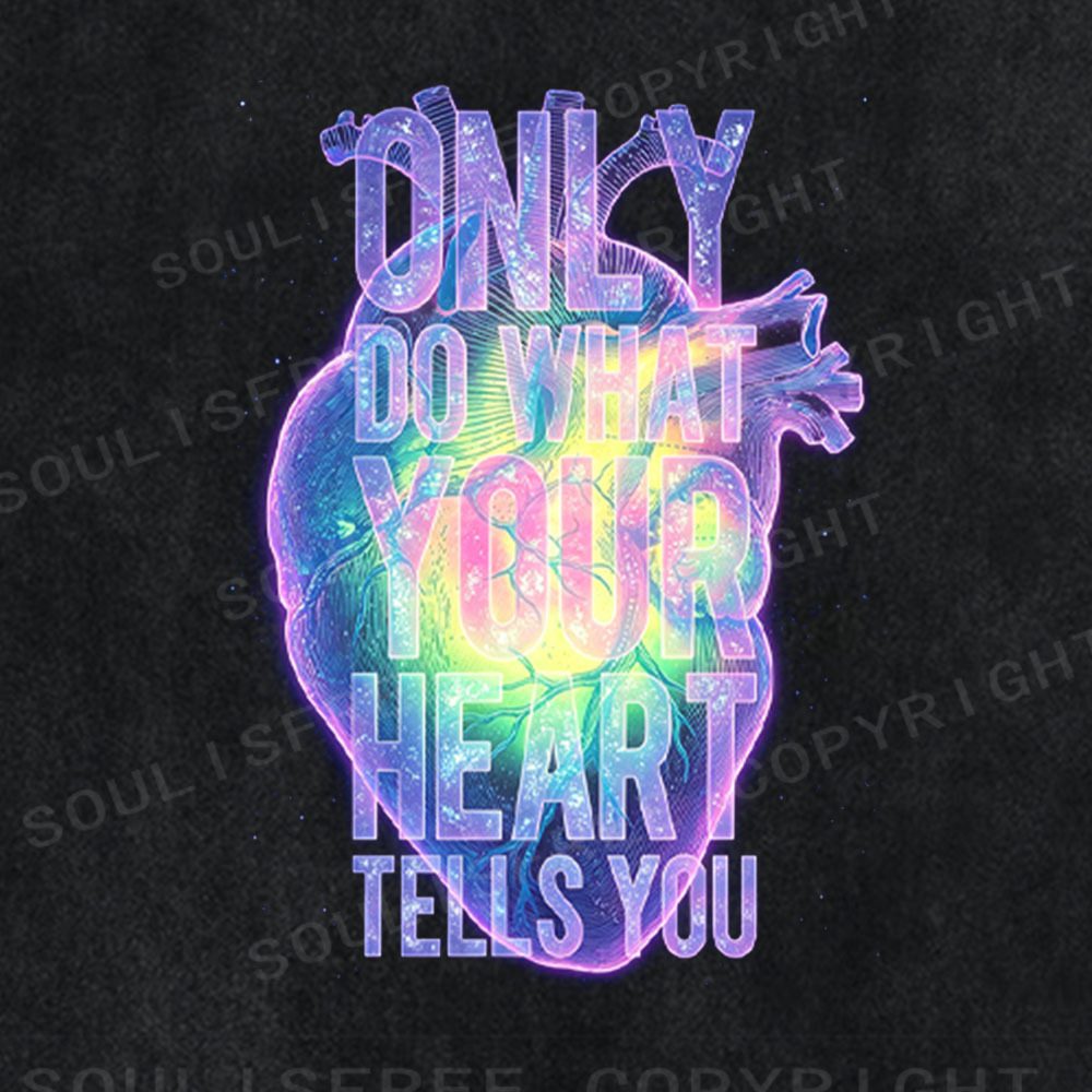 Soulisfree Follow Your Heart Washed Tee