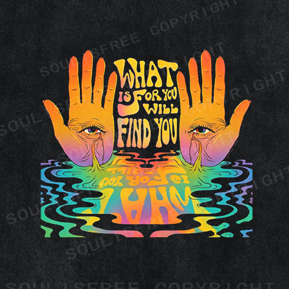 Soulisfree The Universe Provides Washed Tee