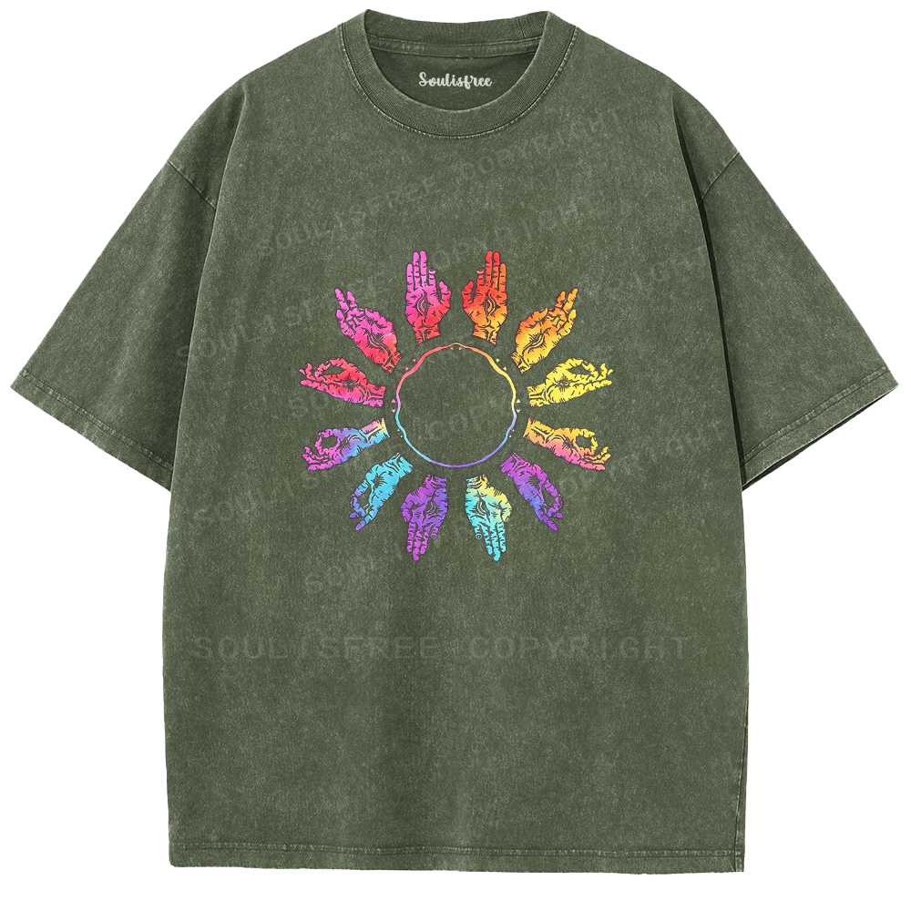 Soulisfree The Spectrum of Being Washed Tee