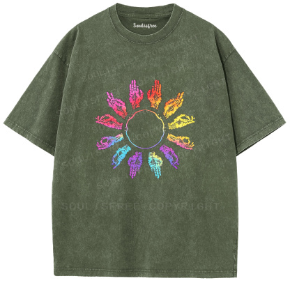 Soulisfree The Spectrum of Being Washed Tee