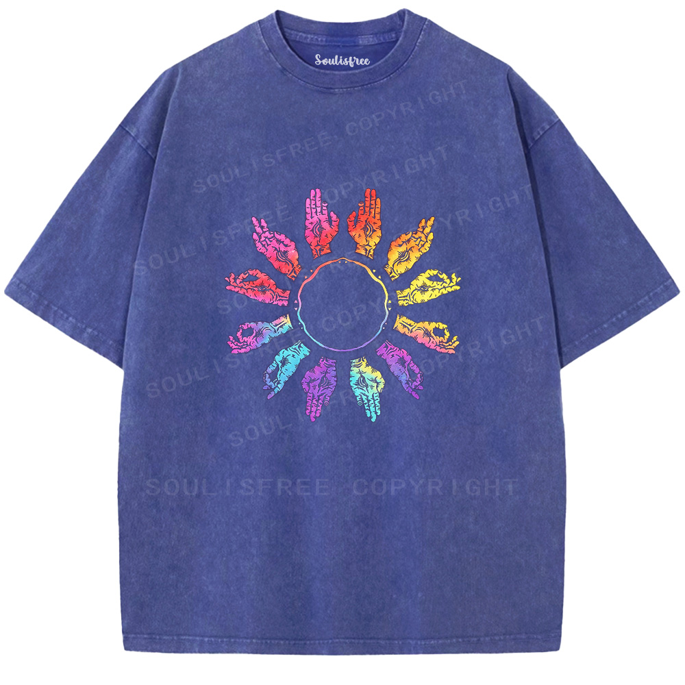 Soulisfree The Spectrum of Being Washed Tee
