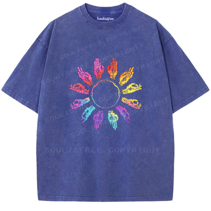 Soulisfree The Spectrum of Being Washed Tee
