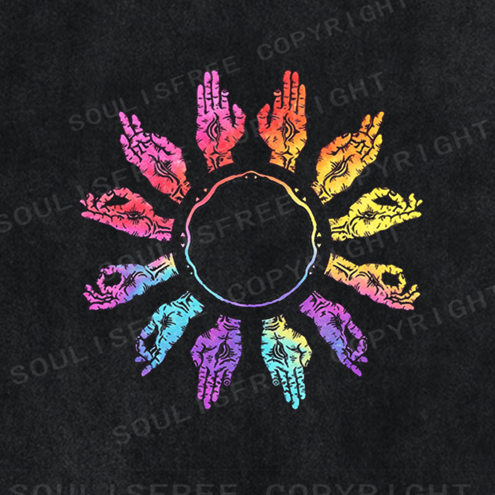 Soulisfree The Spectrum of Being Washed Tee