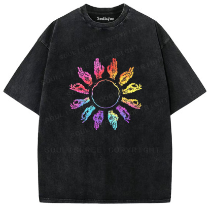 Soulisfree The Spectrum of Being Washed Tee